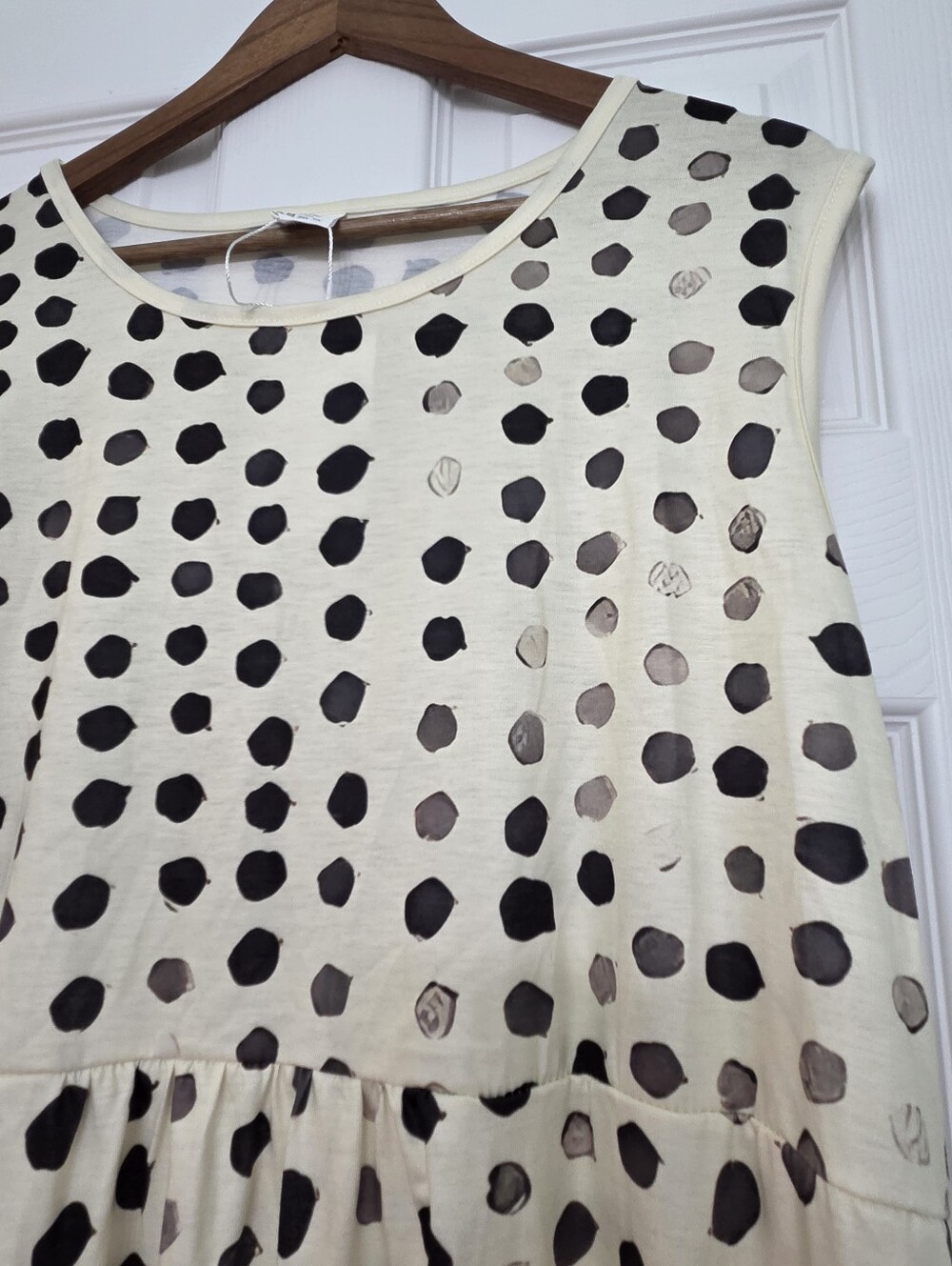 NWT Avery & Maren New York Leah Polka Colorblock Midi Dress XL - Picture 6 of 8